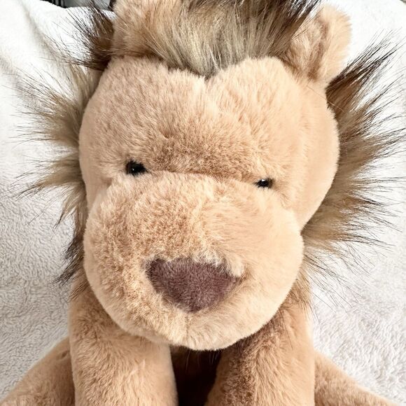 Animal Adventure Brown Lion Plush 2021 Soft Fur 18" Stuffed Target Baby - Picture 2 of 7